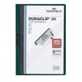 Klemmmappe Duraclip 30 A4 3mm für 30 Blatt petrol