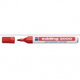 Marker Edding 3000 1,5-3mm rot permanent