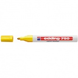 Lackmarker Edding 750 2-4mm gelb permanent