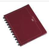 Ringmappe VARIO-ZIPP A4 bordeaux 25Hüllen PP