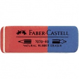 Radierer 7070-40 50x18x8mm blau/rot Kombi