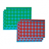 Moderations-Markierungspunkt 19mm rot/grün