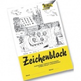Zeichenblock mit Leinenecken !!! A4 !!! 120g