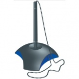 Kugelschreiberständer Delta schwarz/ blau