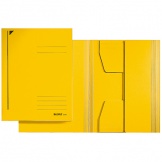 Jurismappe A4 gelb 300g/m² Karton