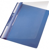Einhängehefter A4 blau/transparent PVC