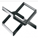 Hängekorb 355x255x480mm grau leer Kunststoff