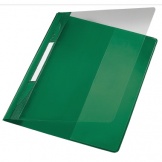 Schnellhefter Exquisit A4 grün /transparent PVC