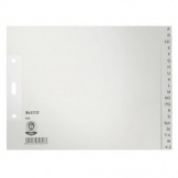 Register ½A4 grau A-Z 20tlg Papier: 80 g/m²