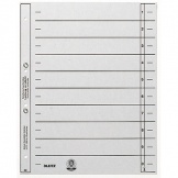 Trennblatt A4 grau geöst 100 Stück