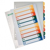 Register A4 transparent 1-10 PC-beschriftbar