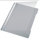 Schnellhefter Standard A4 grau /transparent PVC