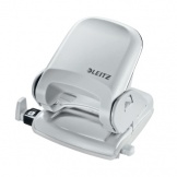 Locher Stark Topstyle 25Blatt grau Anschlagschiene