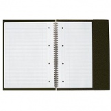 Collegeblock Meetingbook A4+ kariert 5mm 80Bl schw