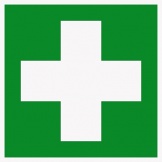 Hinweisschild Erste Hilfe 20x20 cm Hart-PVC