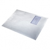 Versandtasche Tyvek® C4 weiß Fenster 55g 100 St.