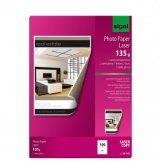 Photopapier A4 135g Glossy Farb Laser 2seitig 100B