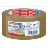 Packband tespack ultra strong 66m:50mm braun PVC