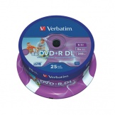 DVD+R DL 8,5GB 8fach bedruckbar Inkjet