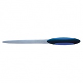 Brieföffner 23cm soft Metall schwarz/blau