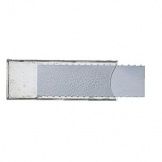 Beschriftungsschild Sichtfenster uni transparent s