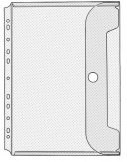 Dokumentenhülle Crystal A4 tr 0,2mm PP Euroloch