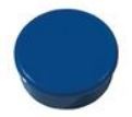 Magnet rund 32mm blau 10St/Pg  blau
