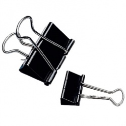 Foldback Klemmer 32 mm schwarz 12 St/Pg