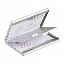 Visitenkartenspender Dup Aluminium 2x10 Karten
