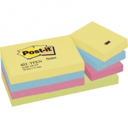 Haftnotiz Post-it 51x38mm 4farbig 12 Block