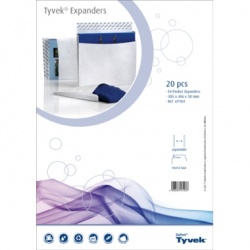 Faltentasche Tyvek® E4 weiß HK 50 mm Falte 20 Stk.