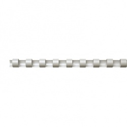 Binderücken PolyCombs 10mm/65 Blatt weiß 21Ri