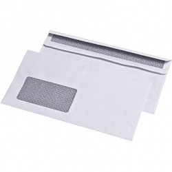 Briefumschlag DINlang Fenster 75g natur