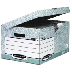 Archiv-Box 378x287x545mm grau für 5 Ordner Klappde