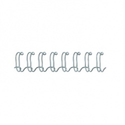 Binderücken Draht 14mm 101-130 Blatt silber  100St