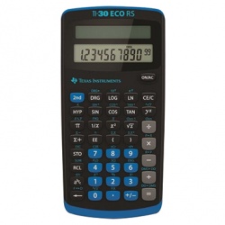 Taschenrechner TI 30ecoRS 10st LCD-Anzeige Solar