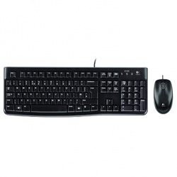 Tastatur/Mouse Set Desktop MK120 USB schwarz