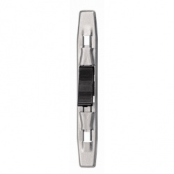Niederhalter 80mm Metall mit Kunststoff-Tippklemme