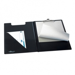 Blockmappe A4/doppelt schwarz Tasche
