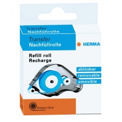Kleberolle Hermafix transfer 15m:  Nachfüllrolle