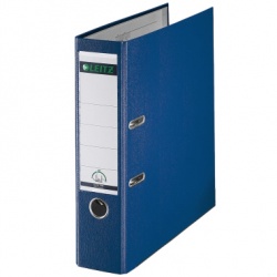 Ordner 1010 A4/80mm 180° blau Plastik