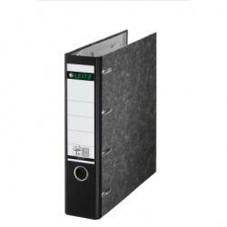 Doppelordner A4, Rücken 75mm, Pappe schwarz