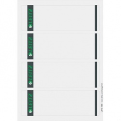 Rückenschild A4Bg grau selbstkl.kurz/breit 100 Et.