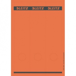 Rückenschild A4Bg rot selbstkl.lang/ breit 75 Et.