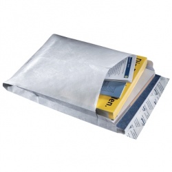 Faltentasche Tyvek® C4 weiß HK 38 mm Falte 100 St.