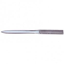 Brieföffner Metall vernickelt 23 cm