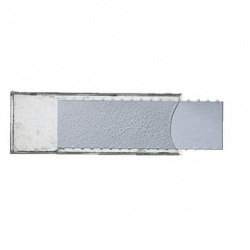 Beschriftungsschild Sichtfenster uni transparent s